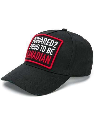 Dsquared2 бейсбольная кепка Canadian с вышивкой