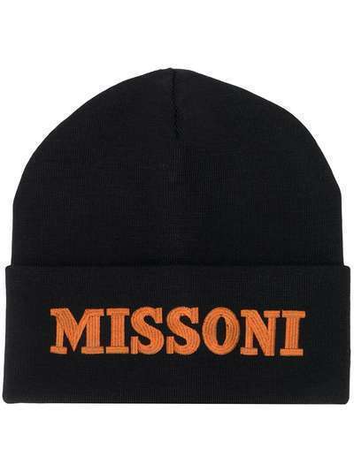 Missoni шапка бини с вышитым логотипом