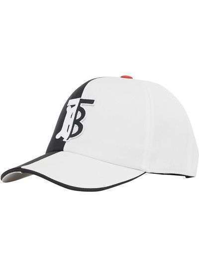 Burberry бейсбольная кепка с монограммой