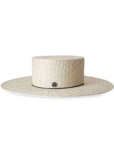 Maison Michel соломенная шляпа-федора Lana