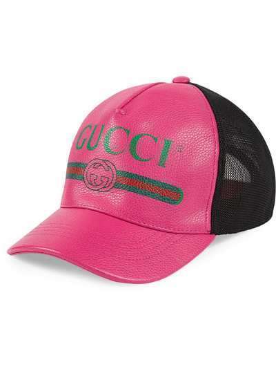 Gucci бейсбольная кепка с принтом логотипа