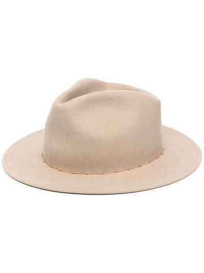 Van Palma шляпа-федора Noe с цепочкой