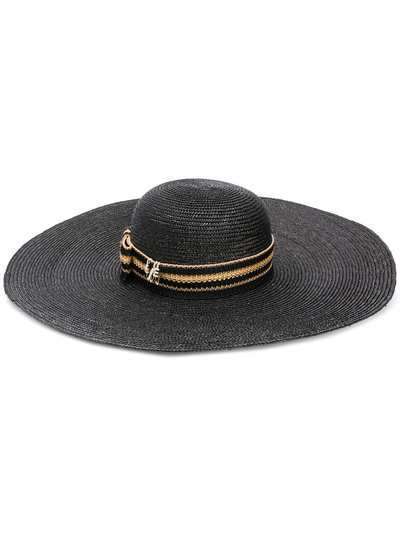Ermanno Scervino широкополая соломенная шляпа