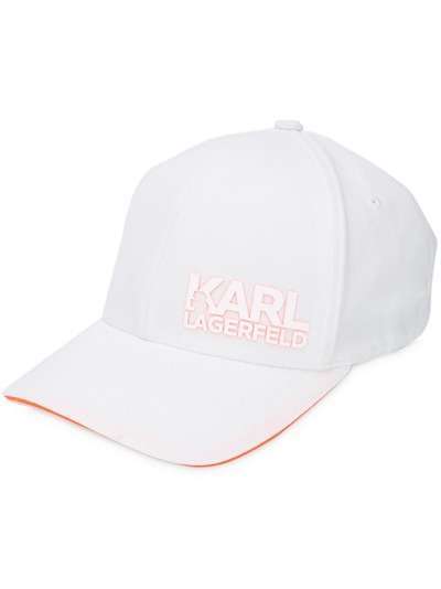 Karl Lagerfeld кепка с вышитым логотипом