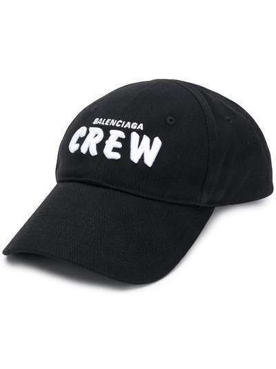 Balenciaga кепка с вышивкой Crew