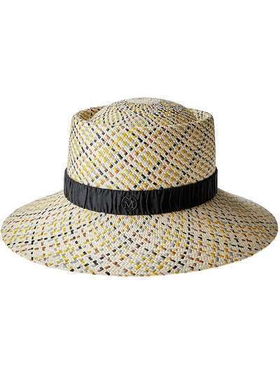 Maison Michel плетеная шляпа Katya