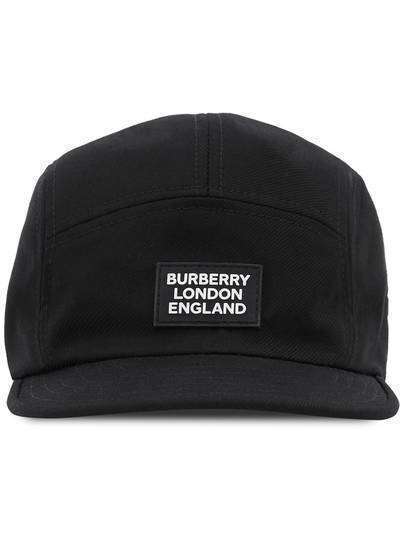 Burberry саржевая кепка с логотипом