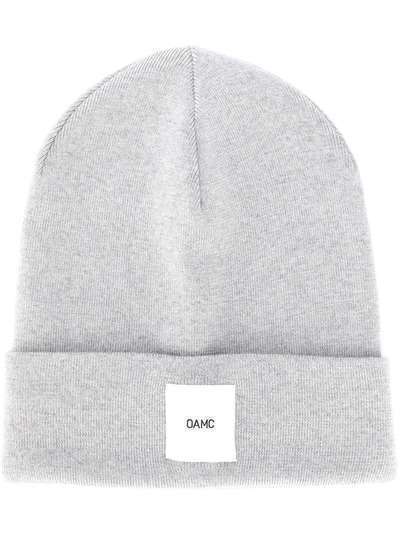 OAMC шапка бини с нашивкой-логотипом