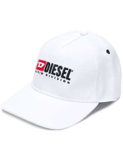 Diesel embroidered logo cap