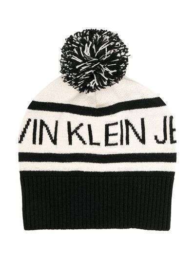 Calvin Klein Kids шапка бини с логотипом