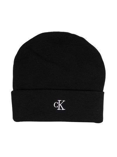 Calvin Klein Kids шапка бини с вышитым логотипом