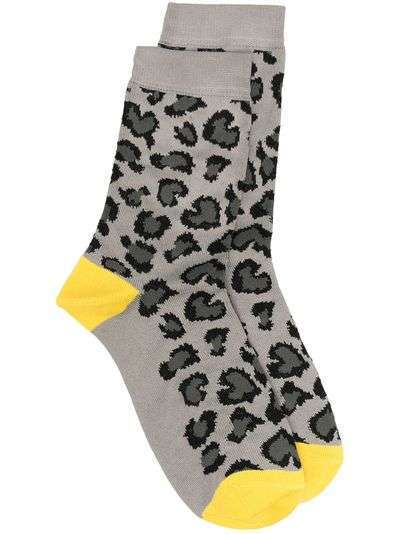 Paul Smith носки с леопардовым принтом