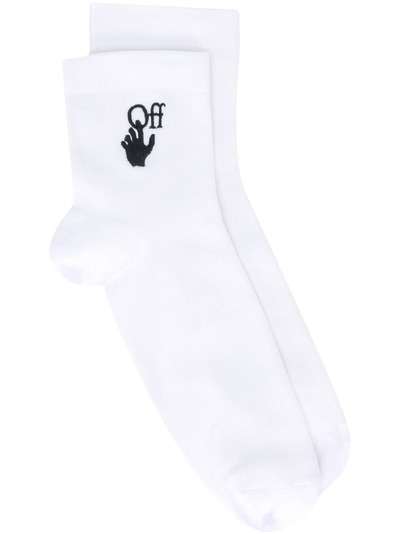Off-White носки с логотипом