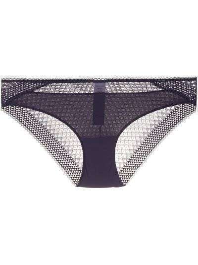 Calvin Klein Underwear кружевные трусы-брифы с перфорацией