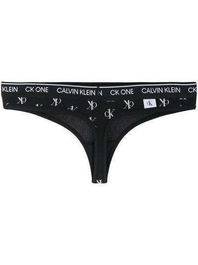 Calvin Klein Underwear трусы-стринги с монограммой
