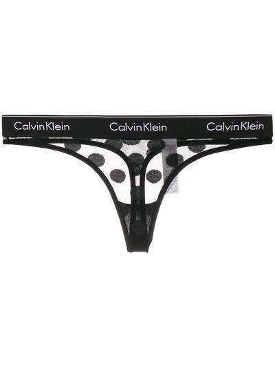 Calvin Klein Underwear трусы-стринги Modern Dot