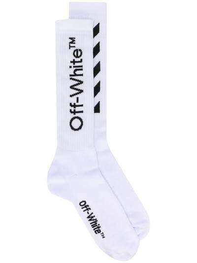 Off-White носки с логотипом