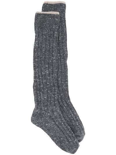 Brunello Cucinelli длинные носки фактурной вязки