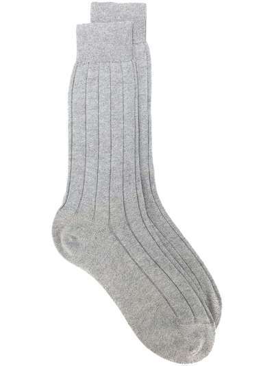 Fashion Clinic Timeless high ankle ribbed socks