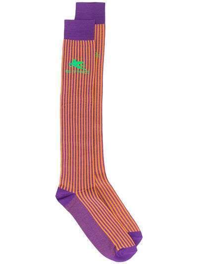 Etro полосатые носки в стиле колор-блок