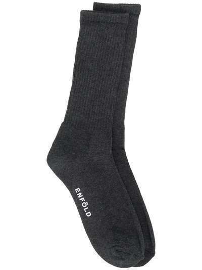 Enföld носки в рубчик с логотипом