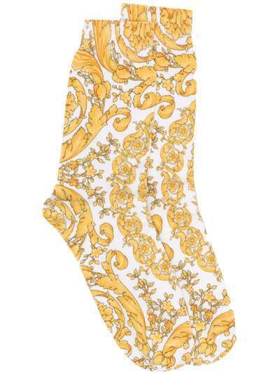 Versace носки с принтом Baroque