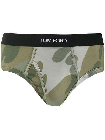 Tom Ford трусы-брифы с камуфляжным принтом