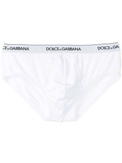 Dolce & Gabbana Underwear трусы с логотипом и эластичным поясом