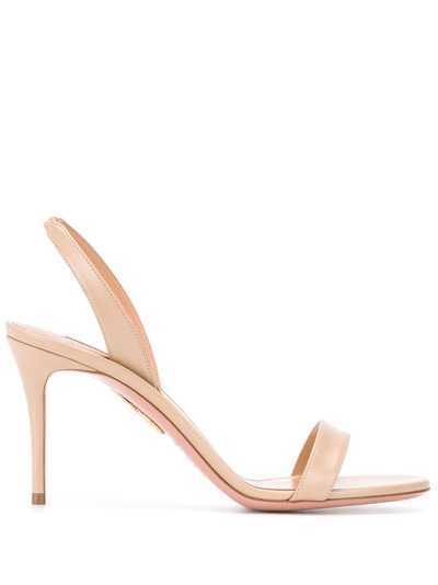 Aquazzura босоножки So Nude на шпильке