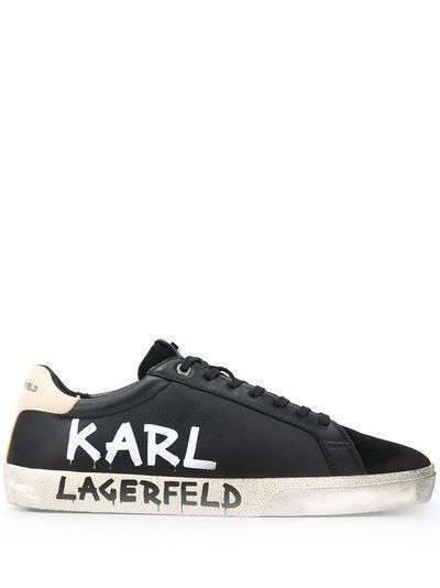 Karl Lagerfeld кеды с логотипом