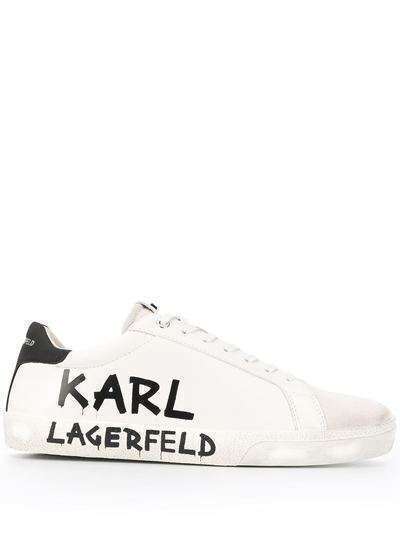 Karl Lagerfeld кроссовки с логотипом