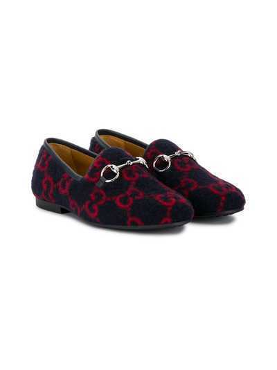 Gucci Kids мокасины с логотипом