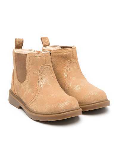 UGG Kids ботинки с эффектом металлик