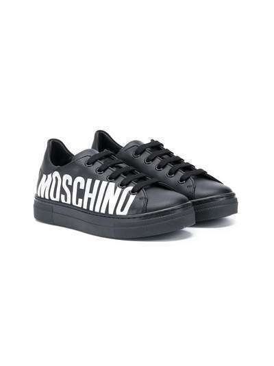 Moschino Kids кроссовки с логотипом