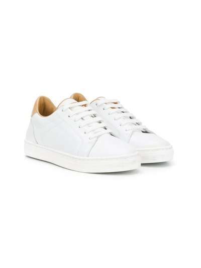 Brunello Cucinelli Kids low-top leather sneakers
