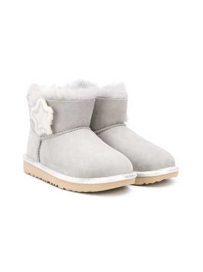 UGG Kids ботинки с нашивкой