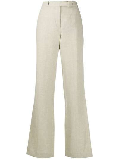 Etro фактурные брюки со складками