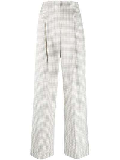Proenza Schouler high-waist check print trousers