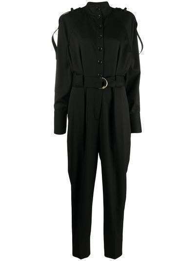 Proenza Schouler high neck belted jumpsuit