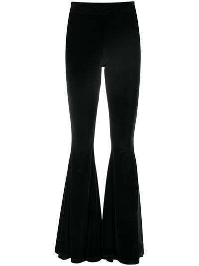 Versace Jeans Couture расклешенные брюки с эластичным поясом