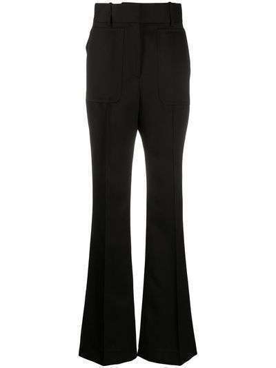 Givenchy расклешенные брюки с завышенной талией