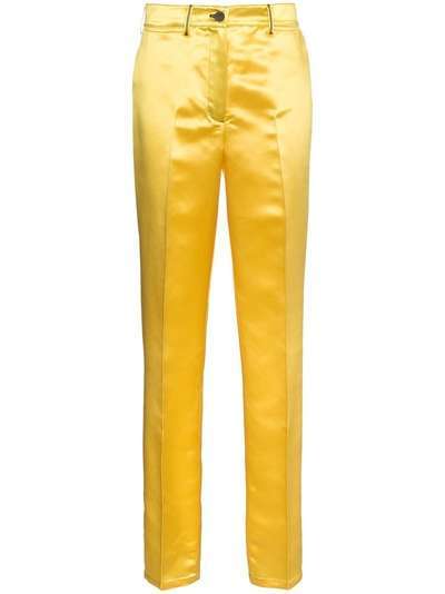 Calvin Klein 205W39nyc атласные брюки с высокой талией