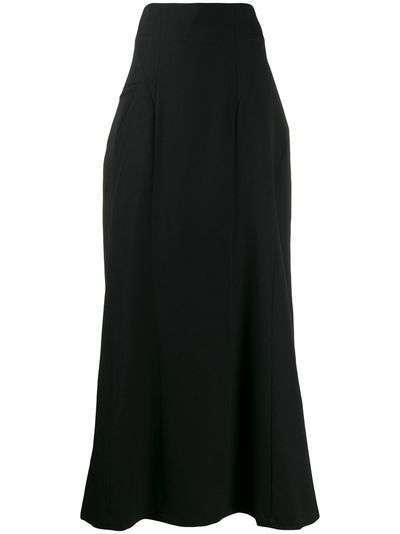 Yohji Yamamoto длинная юбка с асимметричным подолом