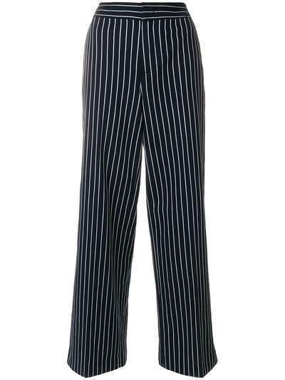 Moncler chalk stripe high waist trousers
