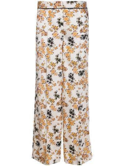 Victoria Victoria Beckham брюки Panama с цветочным принтом
