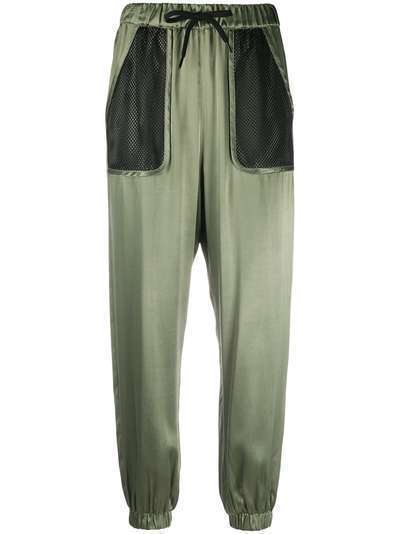 Love Moschino брюки с сетчатыми карманами