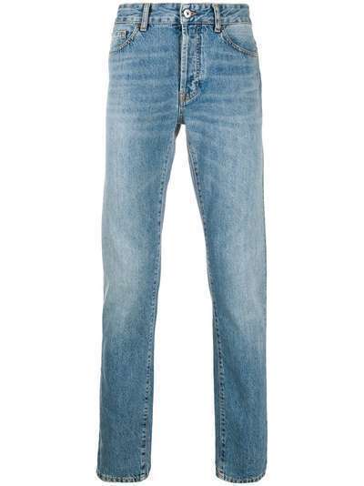 MARCELO BURLON COUNTY OF MILAN джинсы прямого кроя с эффектом потертости
