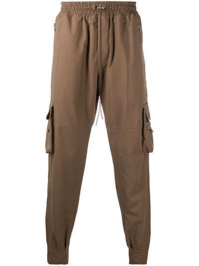Represent брюки карго с эластичным поясом