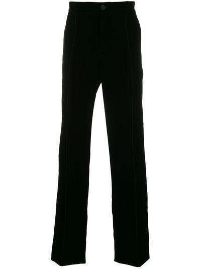 Giorgio Armani брюки прямого кроя с эластичным поясом