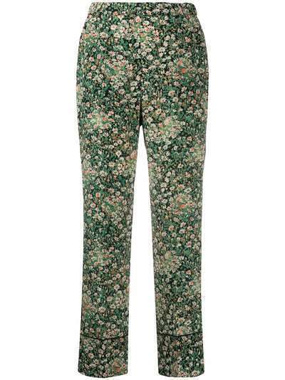 Nº21 брюки с цветочным принтом